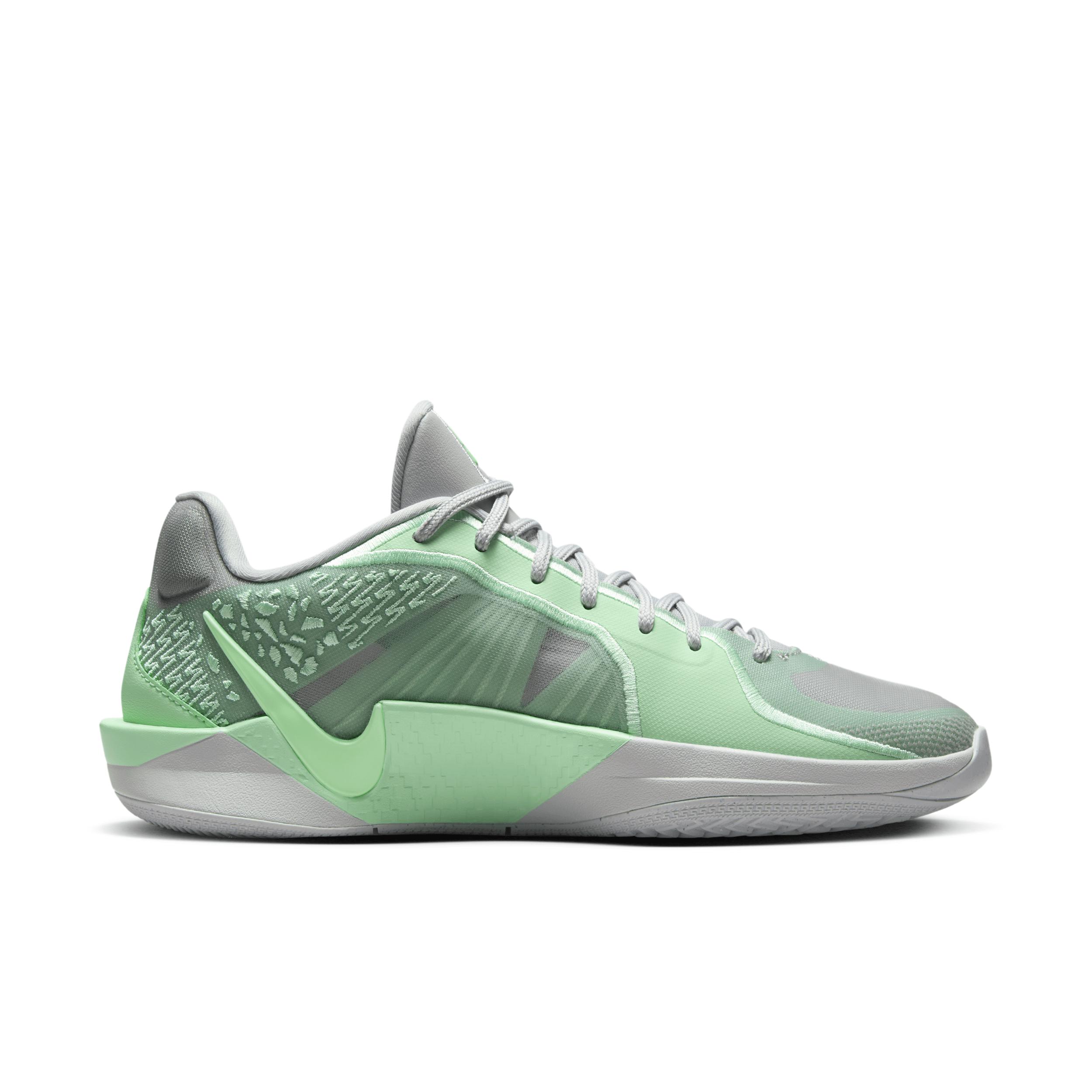 Nike Mens Sabrina Lonescu Nike Sabrina 2 - Mens Basketball Shoes Light Smoke Grey/Vapor Green/Thermal Green Product Image