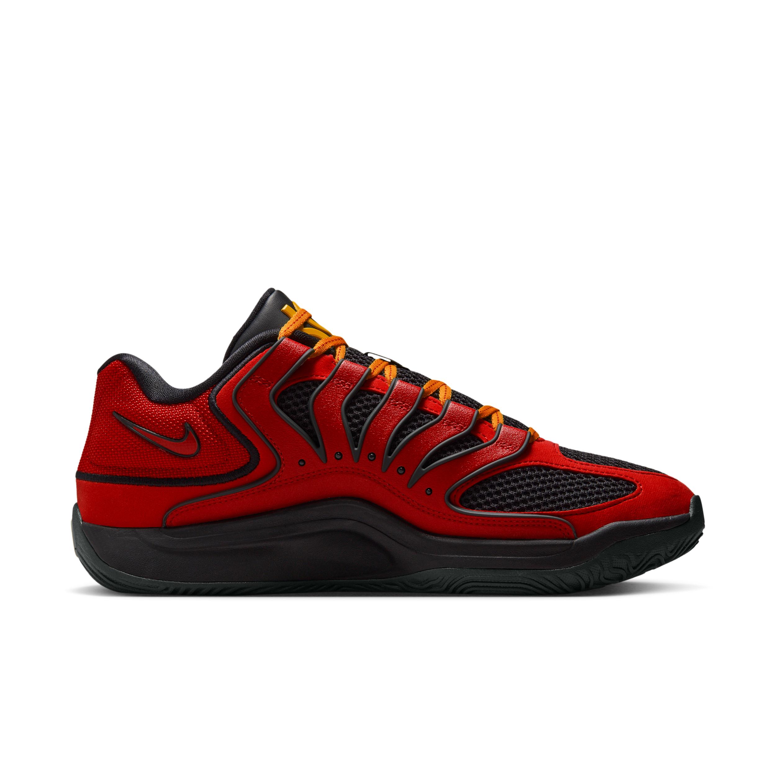 Nike Mens Kevin Durant Nike KD 18 - Mens Basketball Shoes Amarillo/Black/Fire Red Product Image