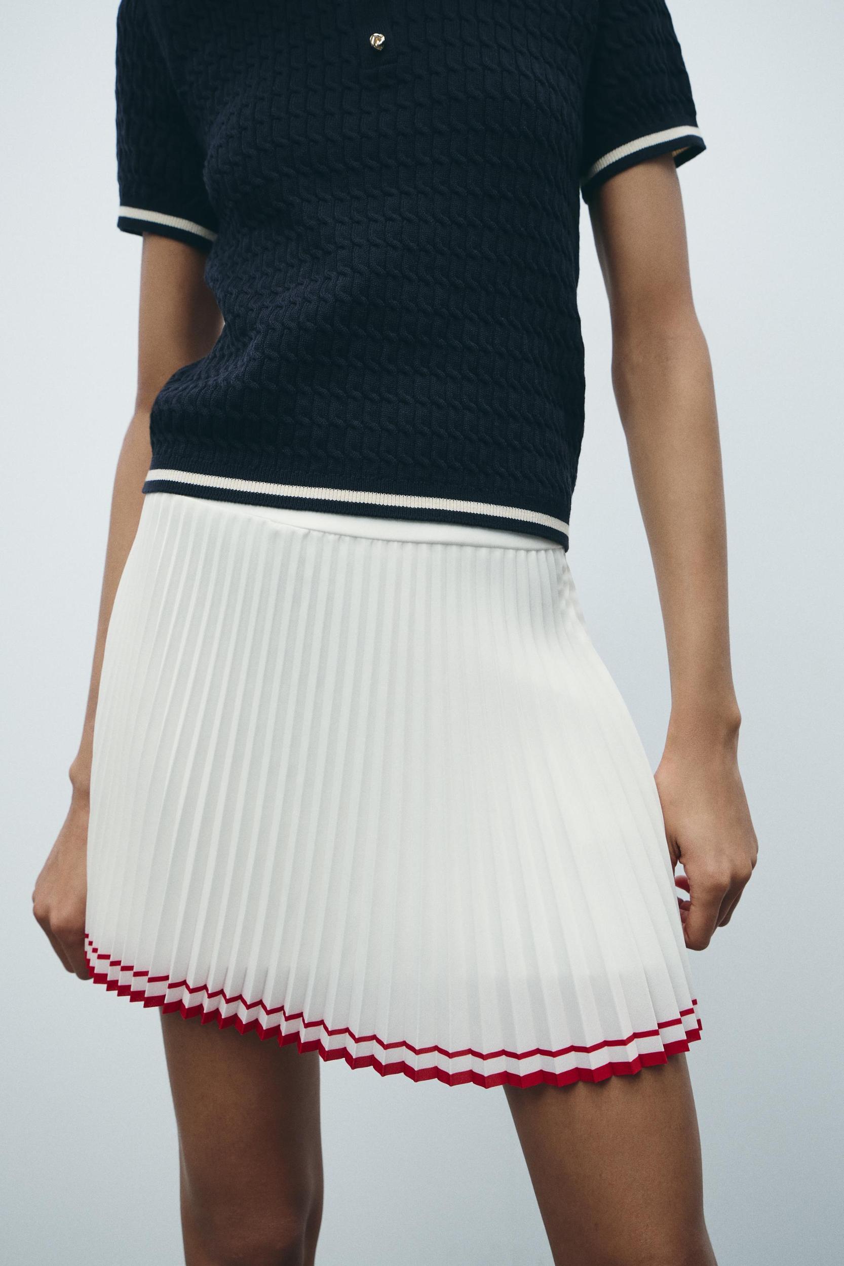 PLEATED MINI SKIRT Product Image