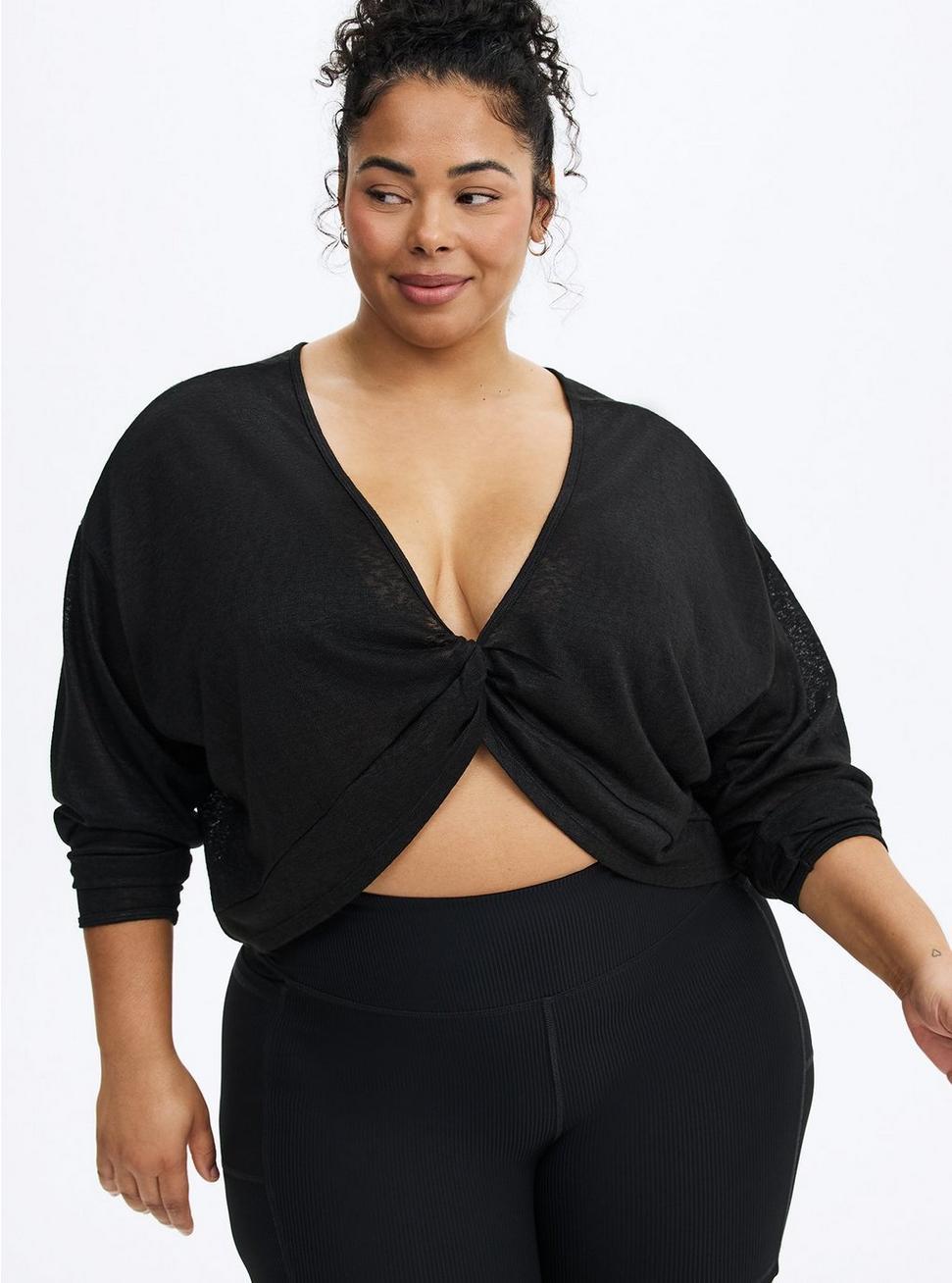 Wrap Crop Yoga Overshirt Product Image