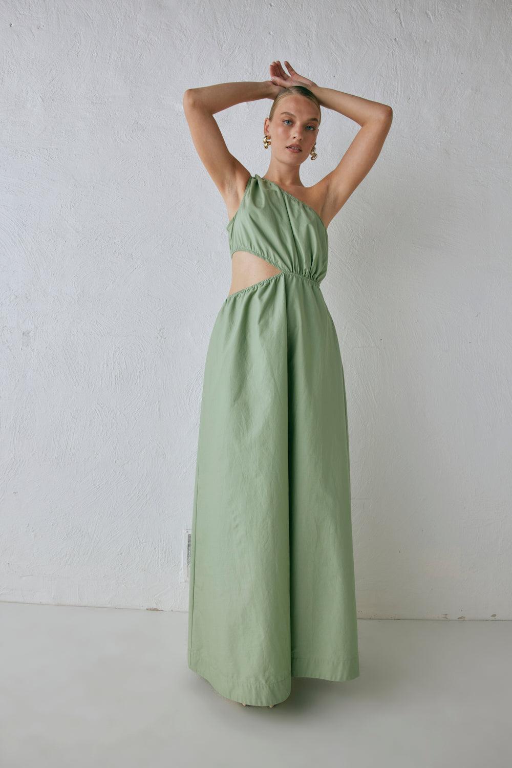Daisy Maxi Dress Sage Product Image
