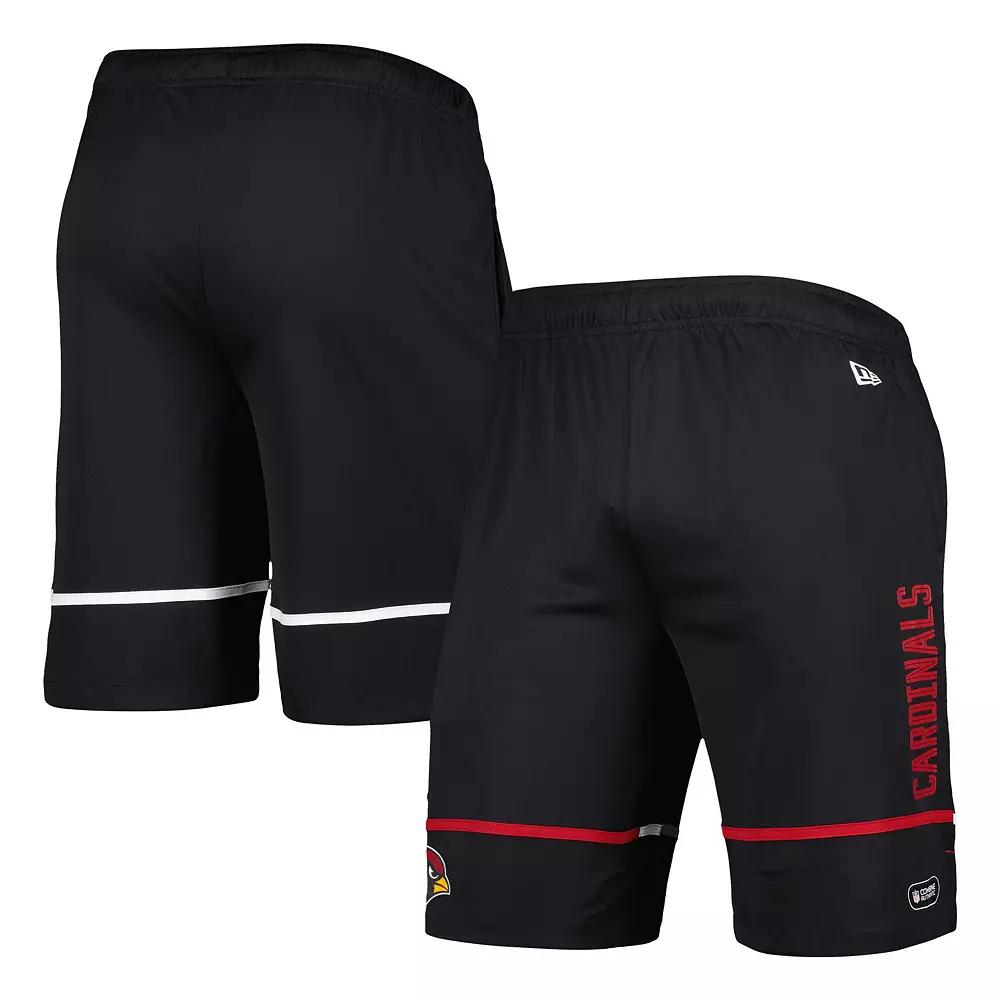 Men's New Era Black Arizona Cardinals Combine Authentic Rusher Training Shorts, Size: 2XL Product Image