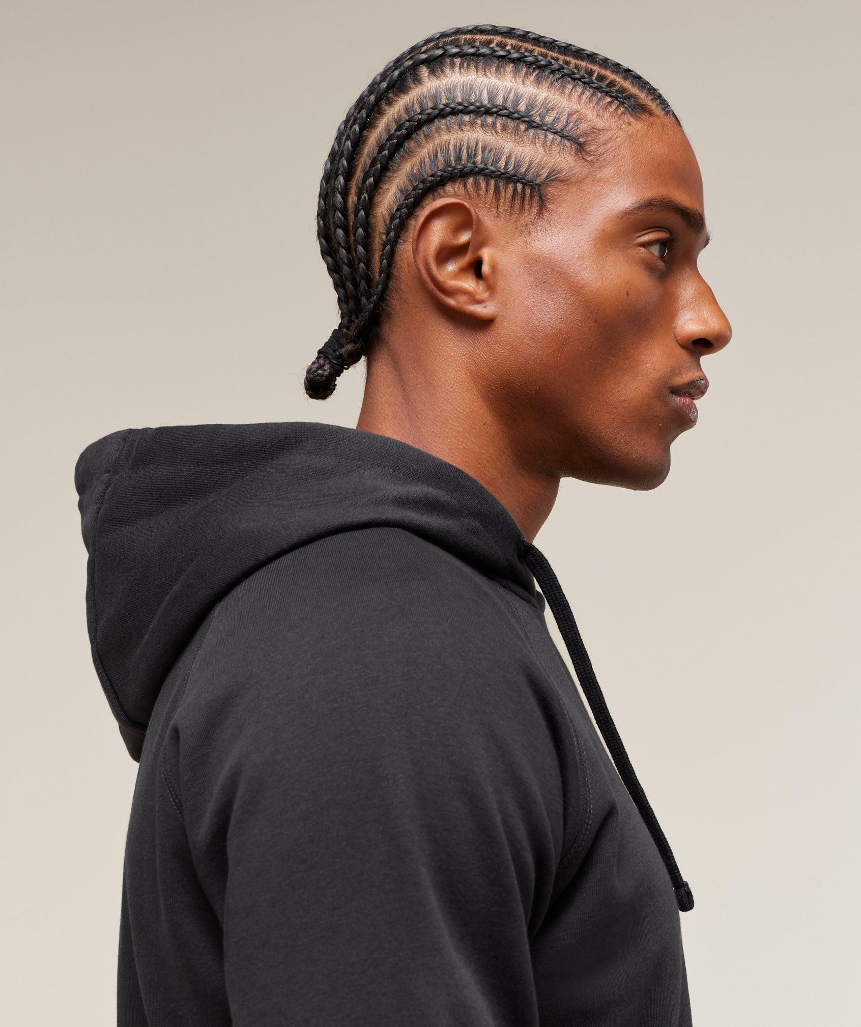 Gymshark Crest Hoodie - Black Male Product Image