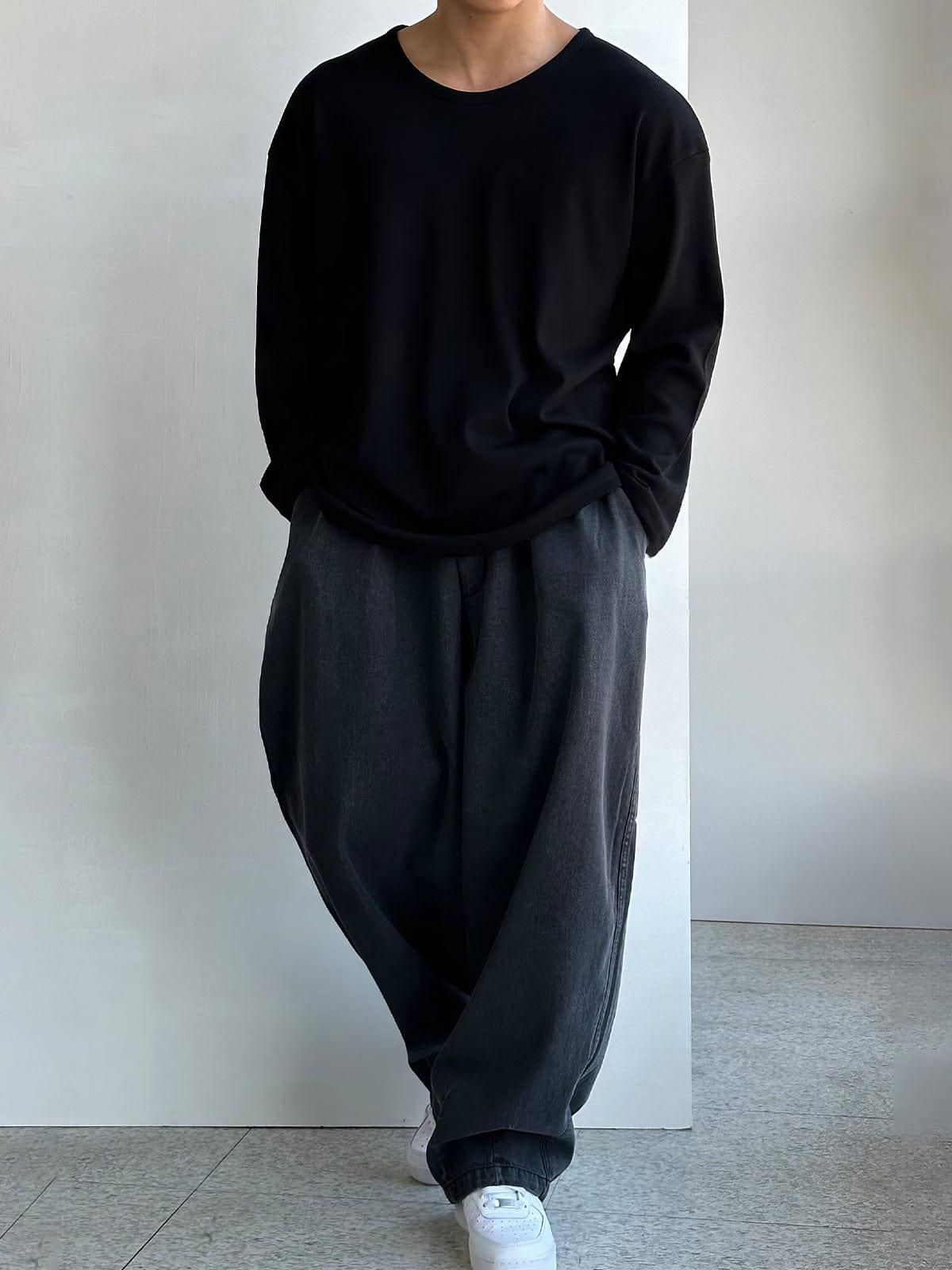 RT No. 12430 WAFFLE KNIT LONGSLEEVE Product Image