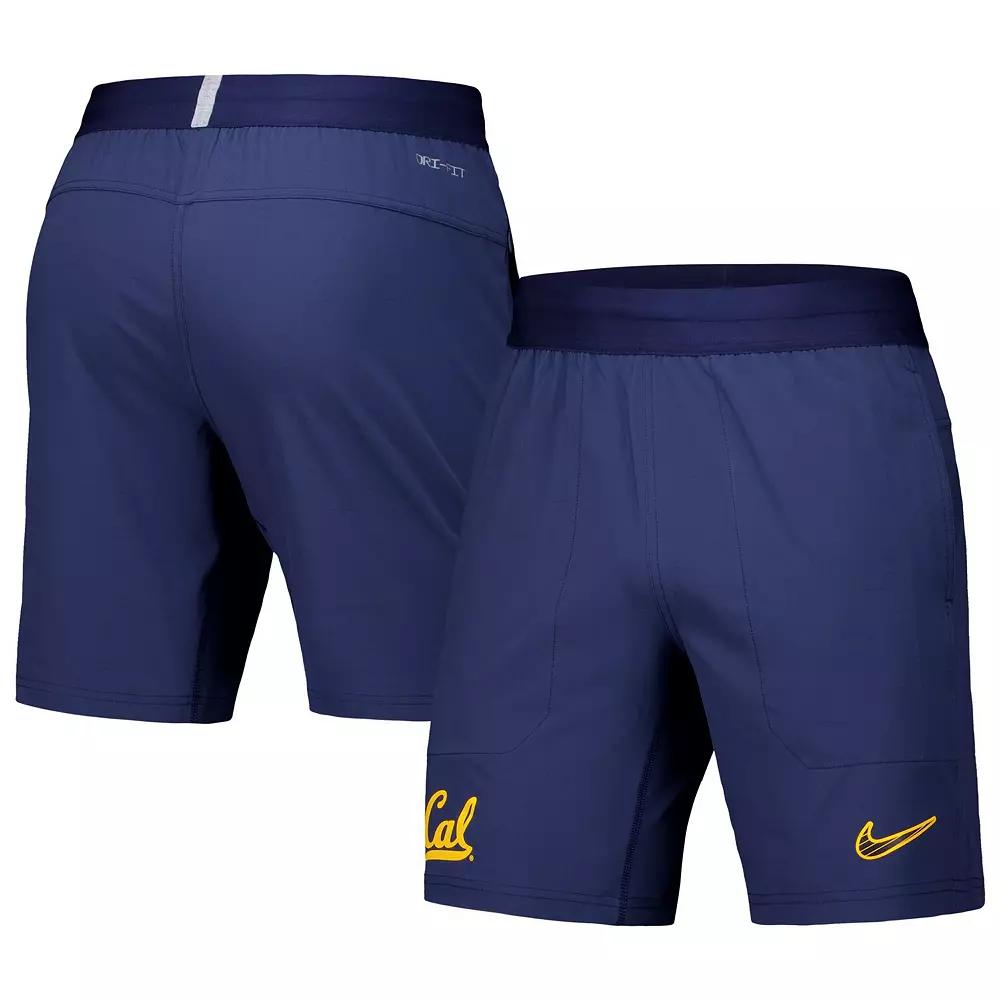 Men's Nike Navy Cal Bears 2024/25 Sideline Performance Woven Shorts,  Product Image