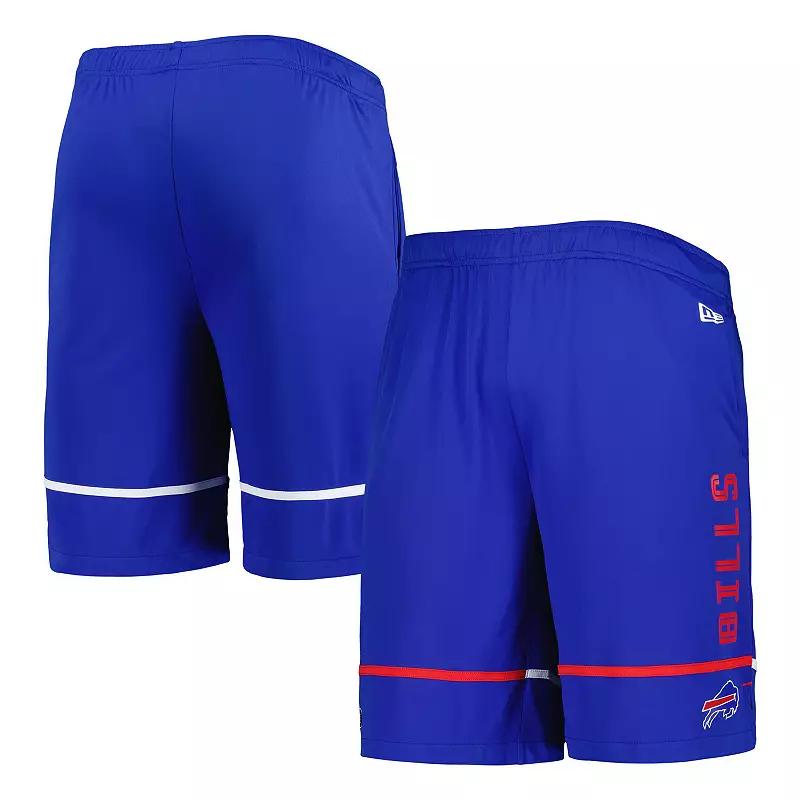Men's New Era Royal Buffalo Bills Combine Authentic Rusher Training Shorts,  Product Image