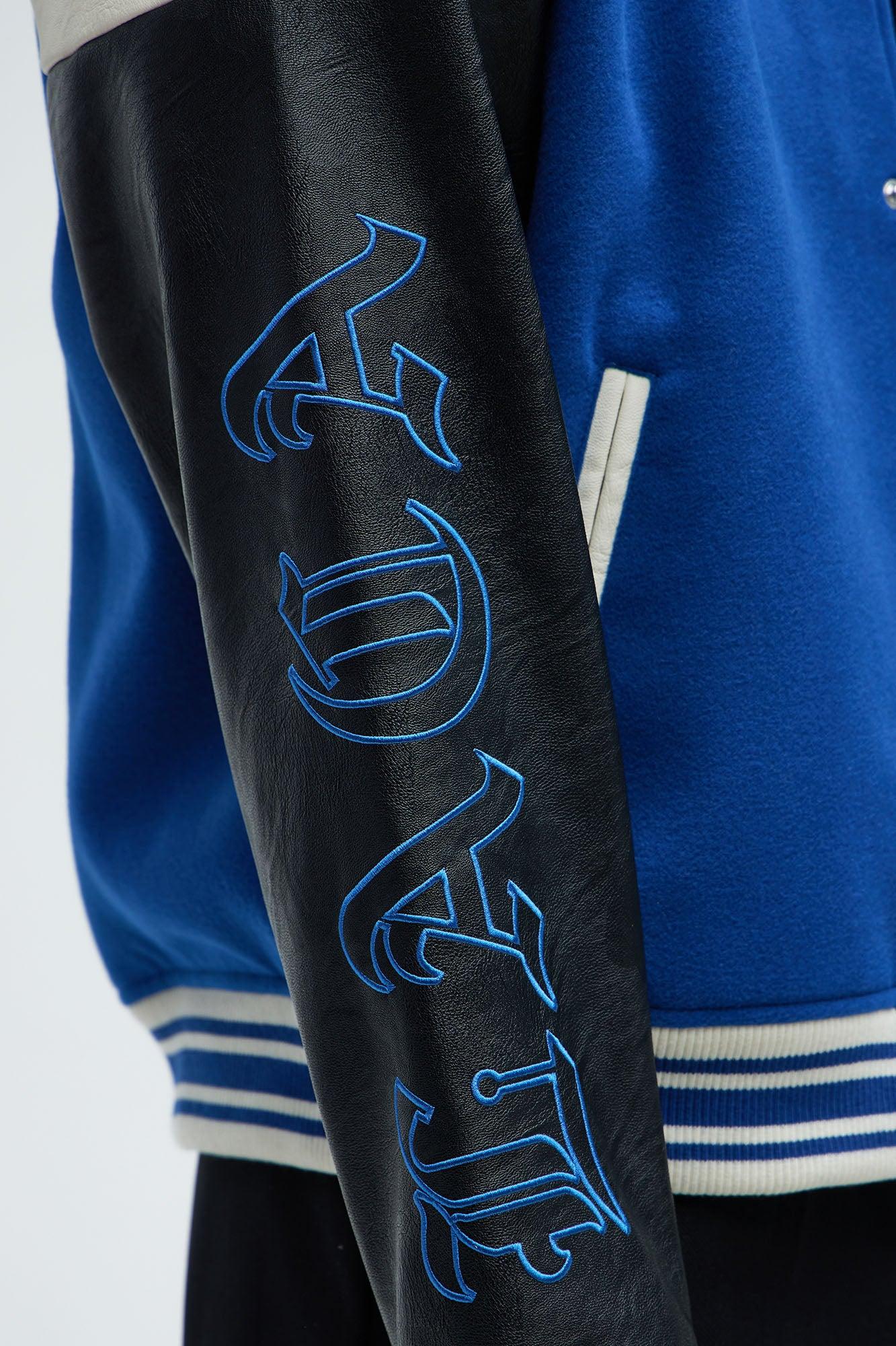 Angel Varsity Jacket - Blue Product Image