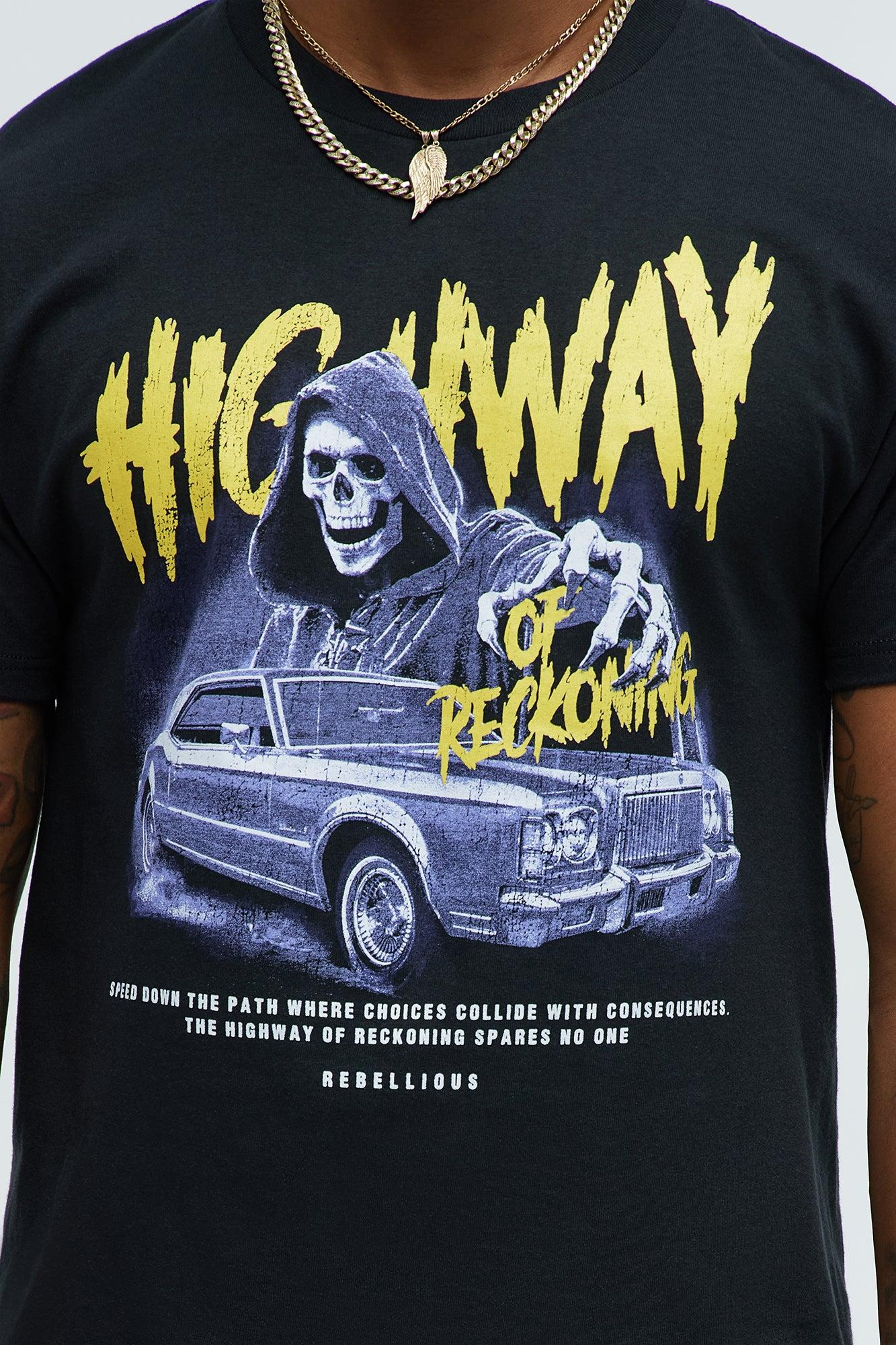 Highway Of Reckoning Short Sleeve Tee - Black Product Image