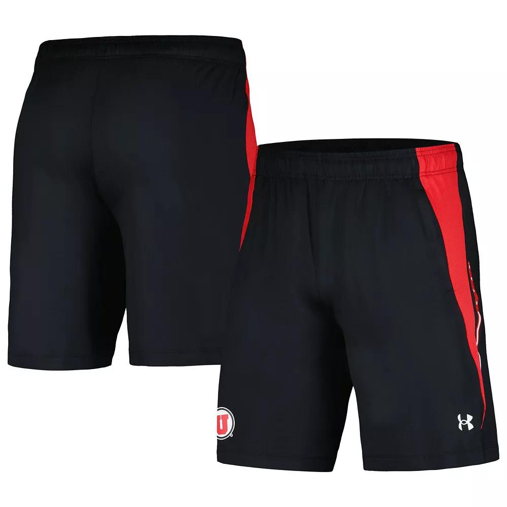 Men's Under Armour Black Utah Utes Tech Vent Shorts, Size: XL, Ute Black Product Image