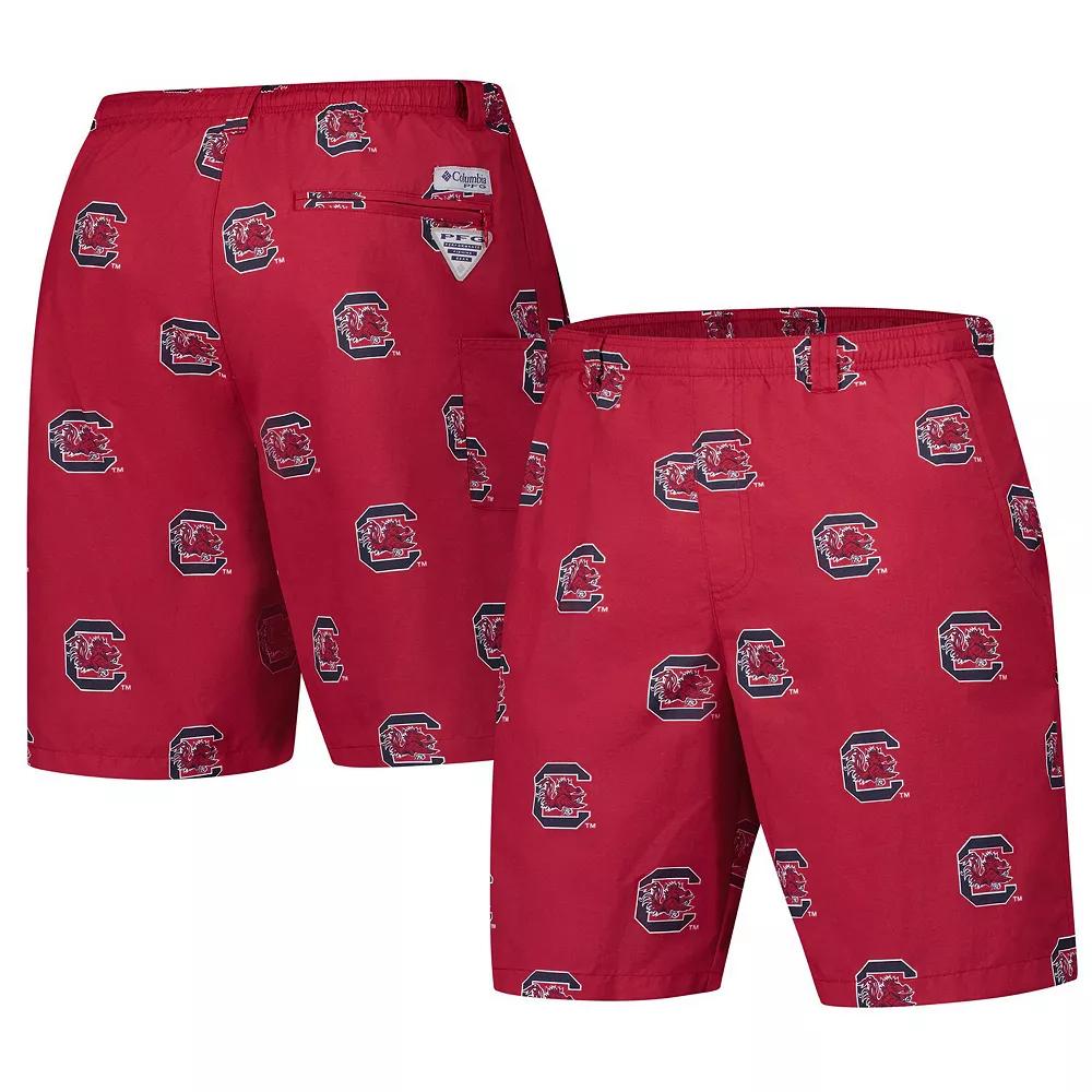 Men's Columbia Garnet South Carolina Gamecocks PFG Backcast™ III Omni-Shade™ Shorts, Size: Small, Red Product Image