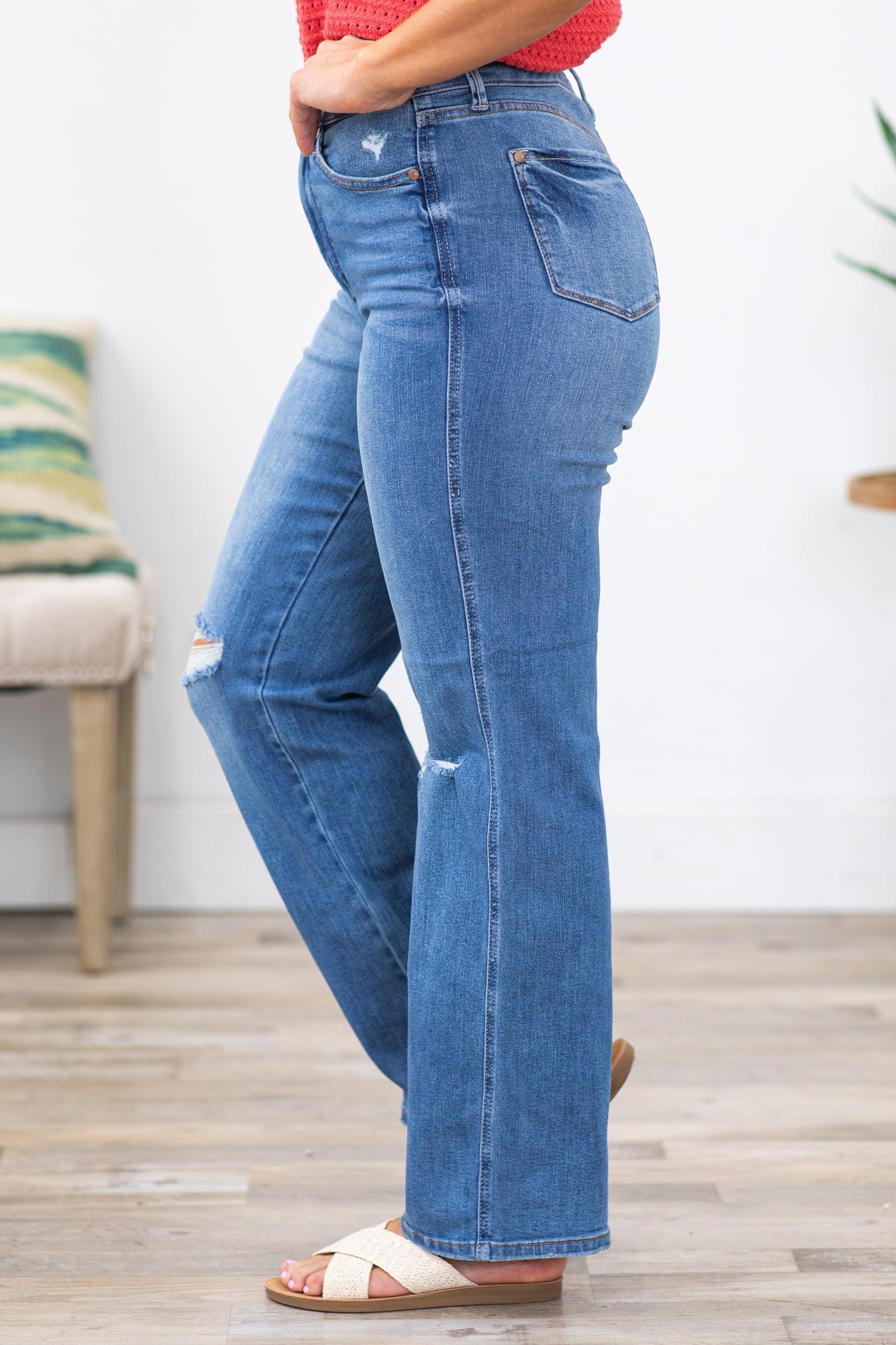 Judy Blue Tummy Control Straight Leg Jeans Product Image