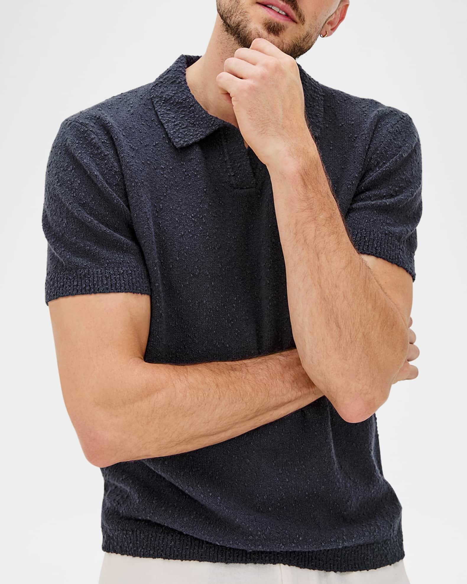 Men's Heath Textured Cotton Knit Short-Sleeve Shirt Product Image