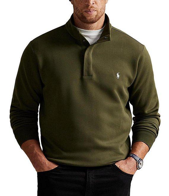 Polo Ralph Lauren Big & Tall Double-Knit Mockneck Pullover Product Image