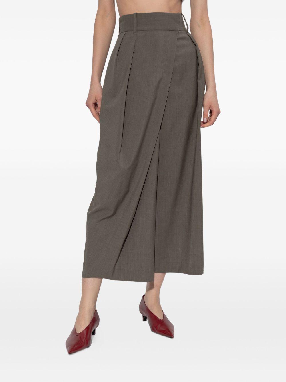 pleated wrap trousers Product Image