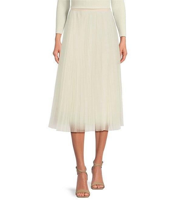Lucy Paris Sharlene Tulle Midi Skirt Product Image
