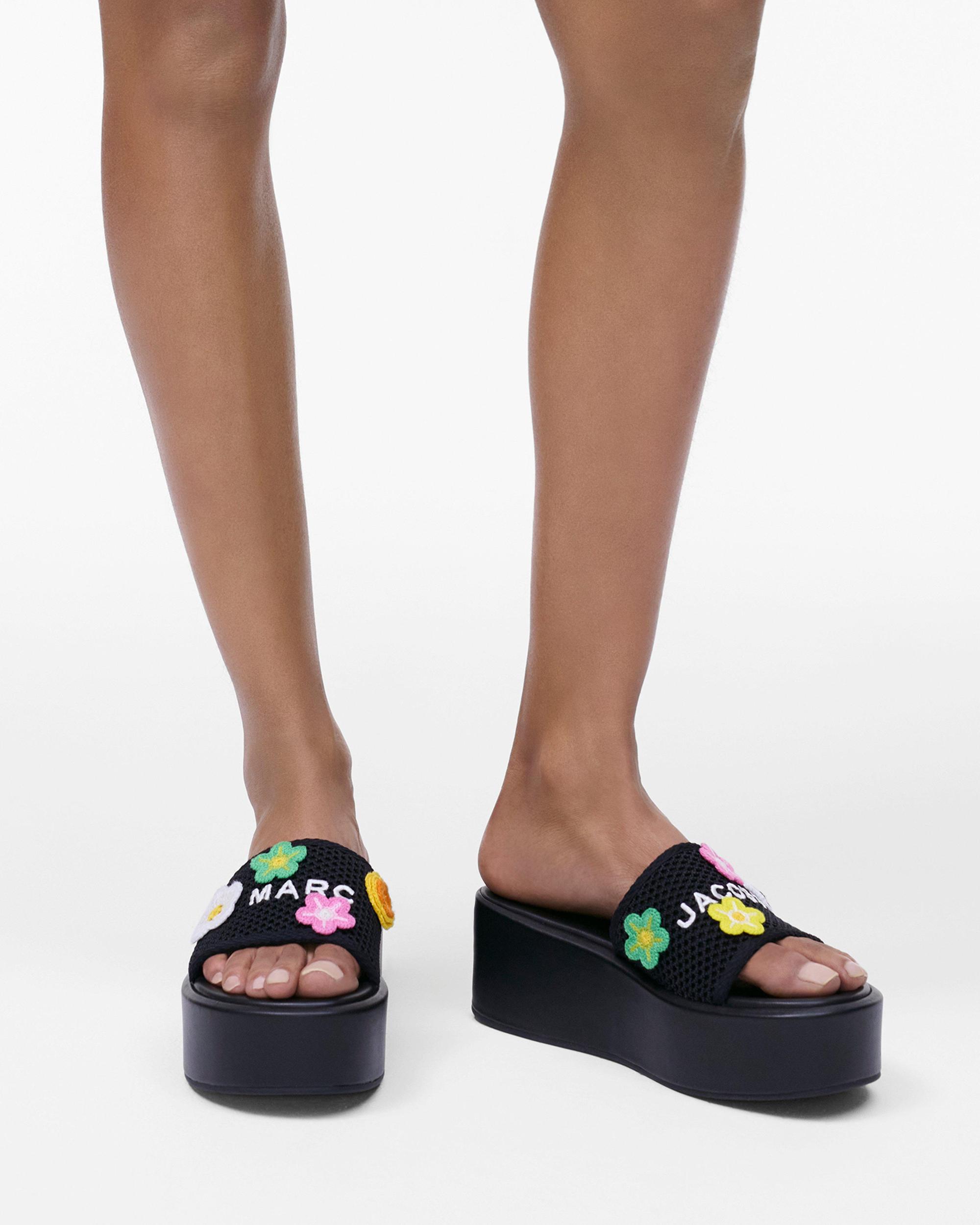 The Daisy Crochet Platform Sandal Product Image