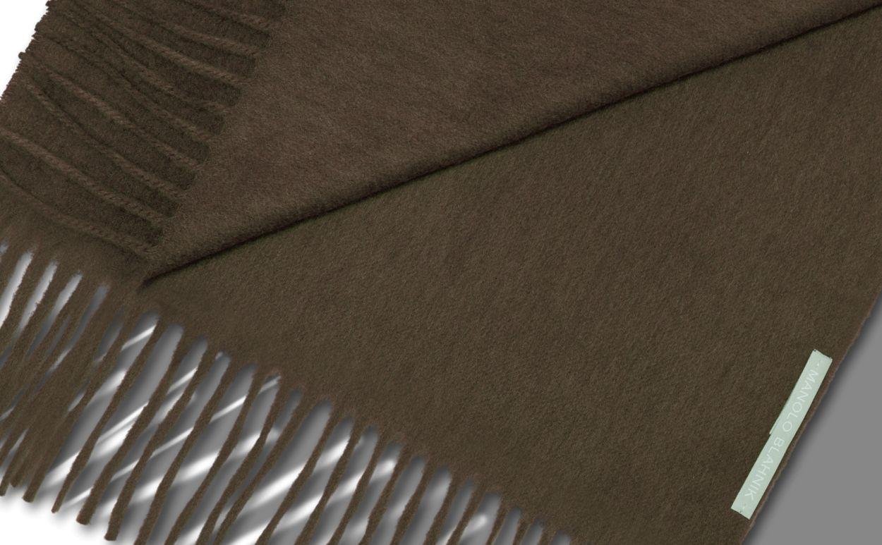 BARRA Brown Cashmere Scarf Product Image