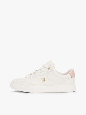 Monogram Leather Court Sneaker Product Image