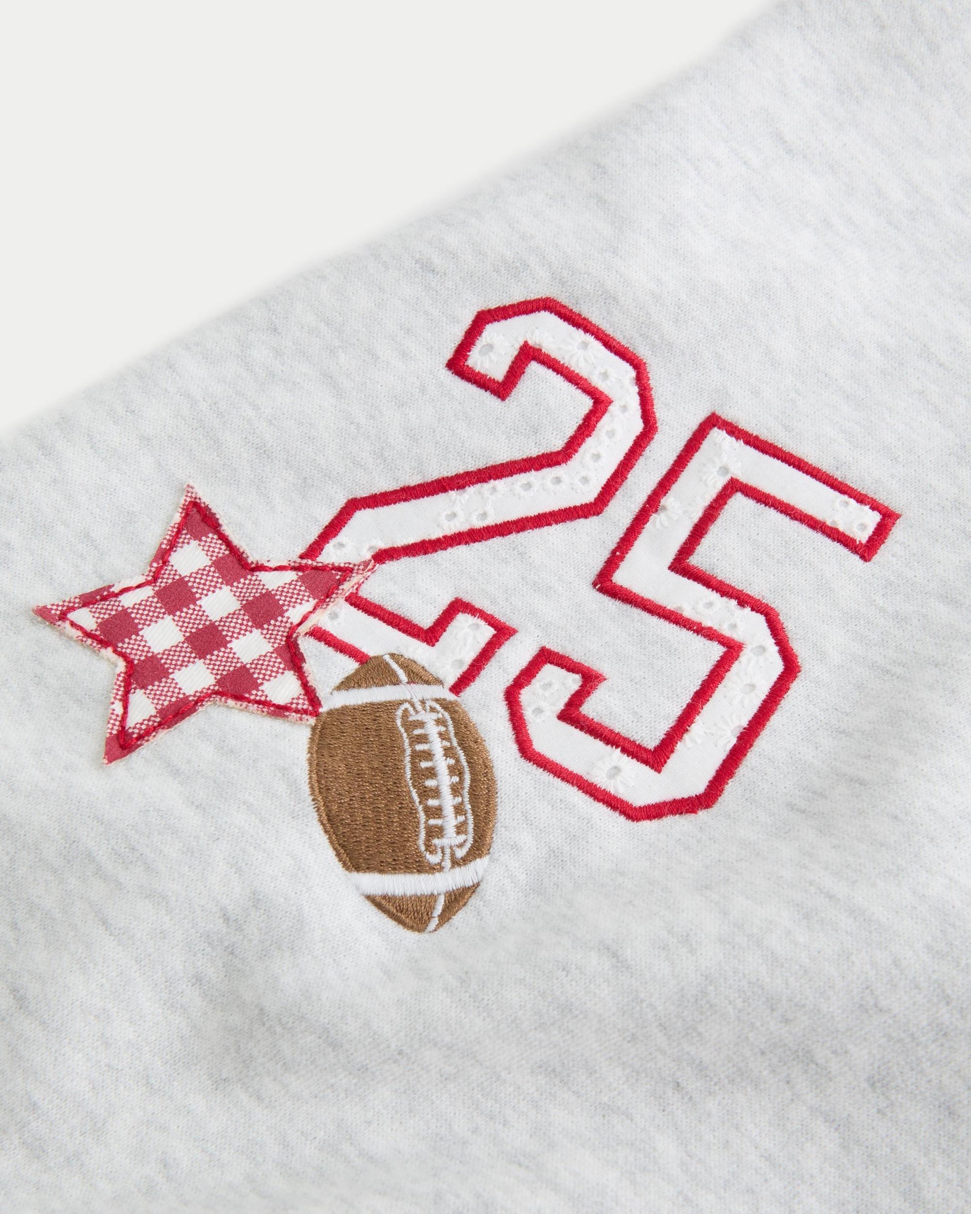 Sporty Graphic Wide-Leg Sweatpants Product Image