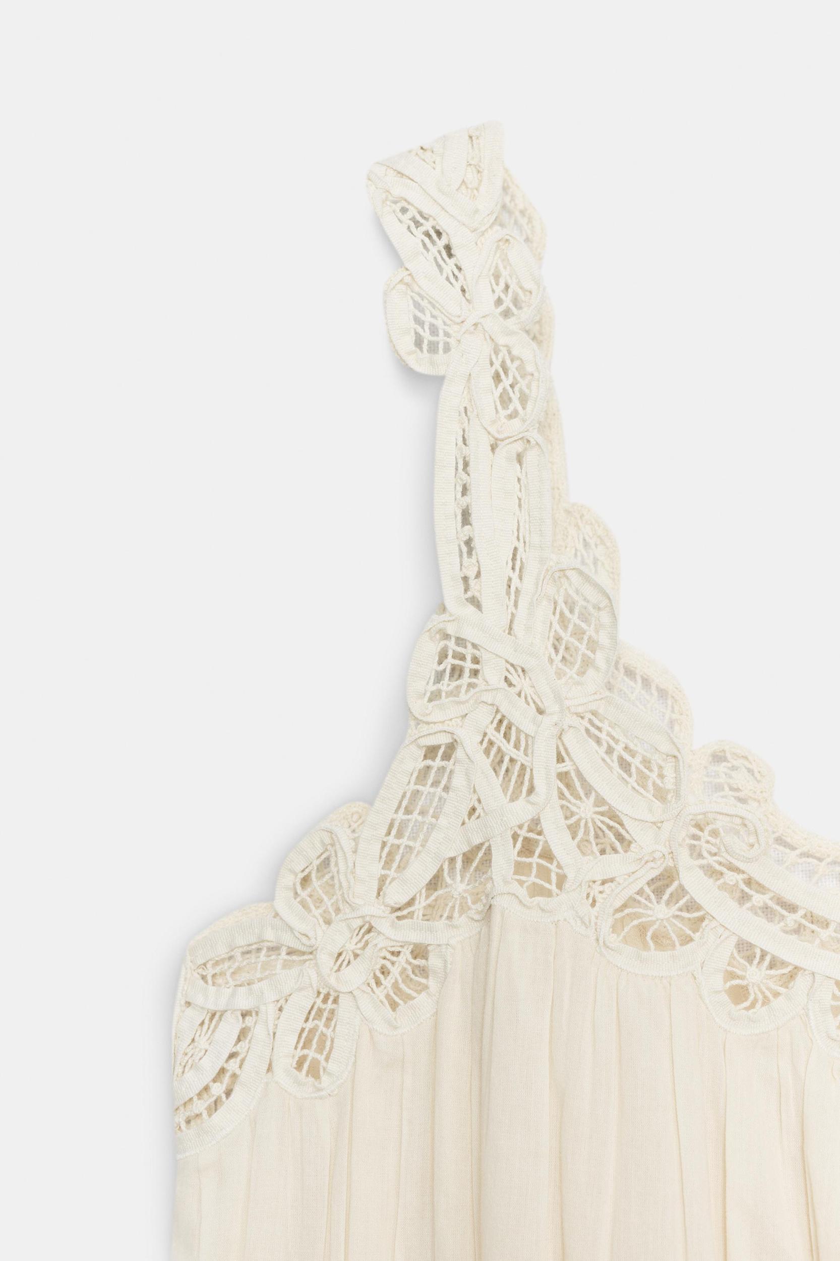 ZW COLLECTION EMBROIDERED STRAP DRESS Product Image