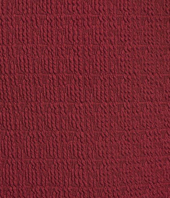 Moa Moa Crew Neck Ruffle Sleeve Dress Product Image