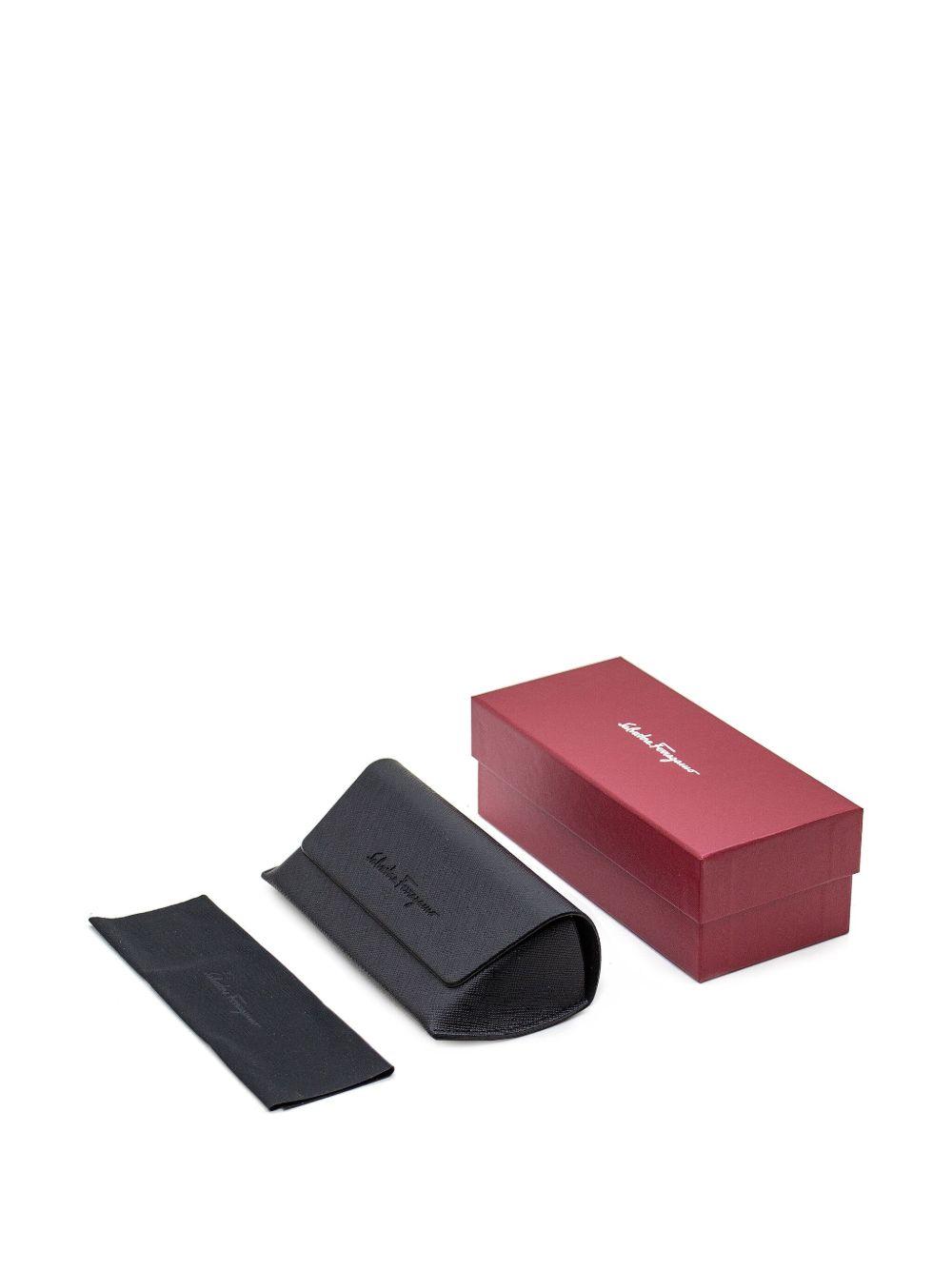 tortoiseshell-effect oval-frame sunglasses Product Image