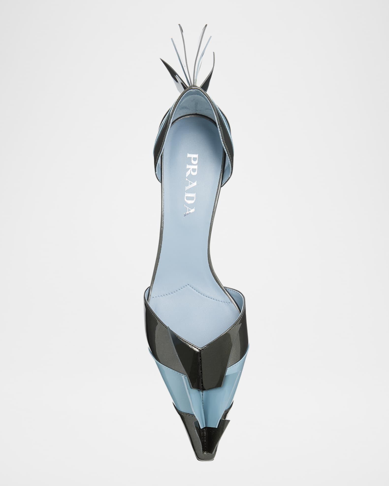 Modellerie d'Orsay Spike Bicolor Leather Pumps Product Image