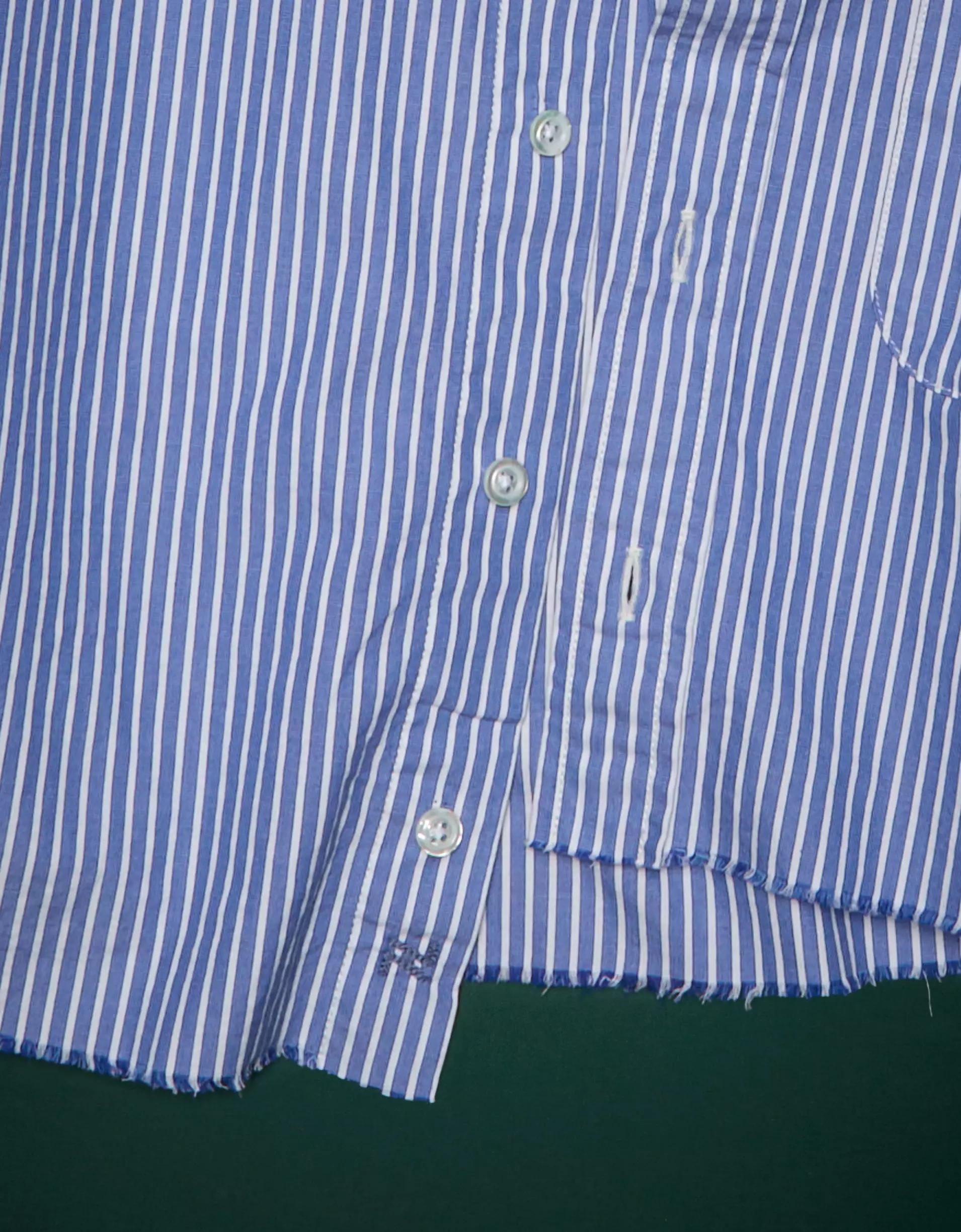 AE77 Premium Boxy Crop Poplin Shirt Product Image