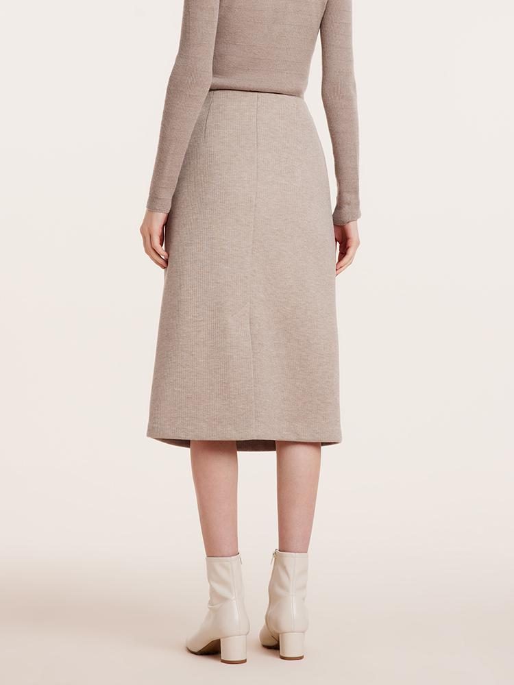 Knit A-Line Half Women Skirt Product Image