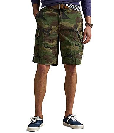 Polo Ralph Lauren Gellar Relaxed Fit Camo Cargo 10.5 Inseam Shorts Product Image