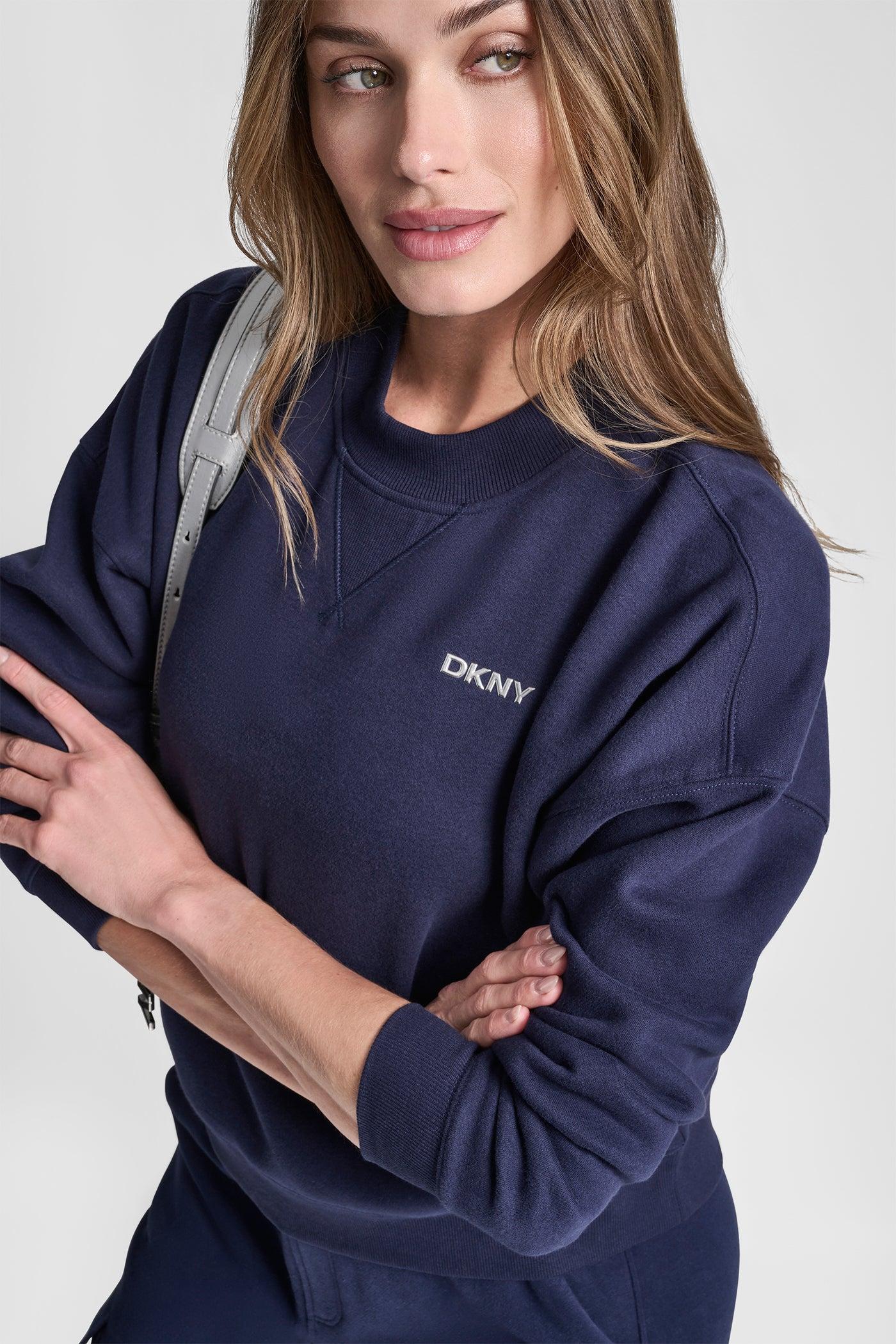 METALLIC BUBBLE LOGO FLEECE PULLOVER Product Image