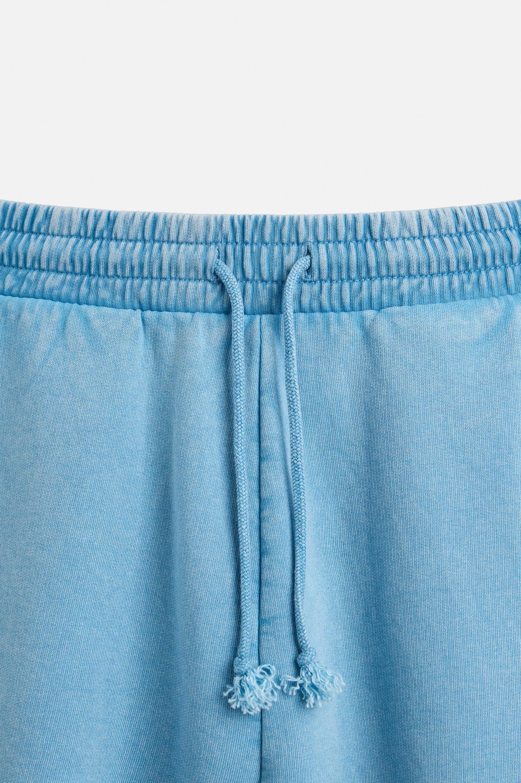 WASHED RELAXED FIT JOGGER SHORTS Product Image
