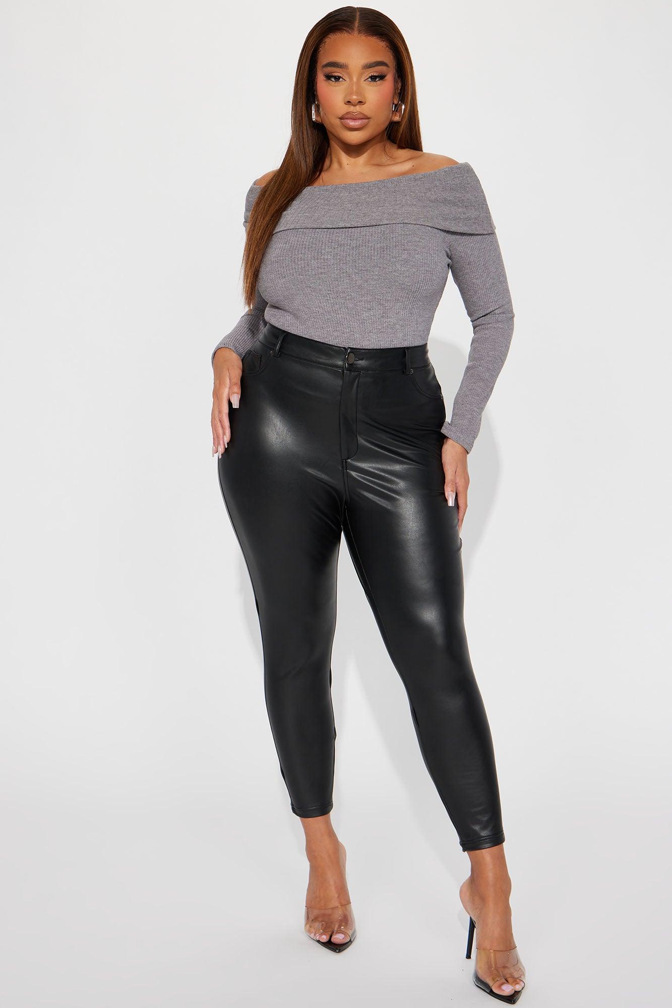 Sophia Heavy Rib Top - Grey Product Image