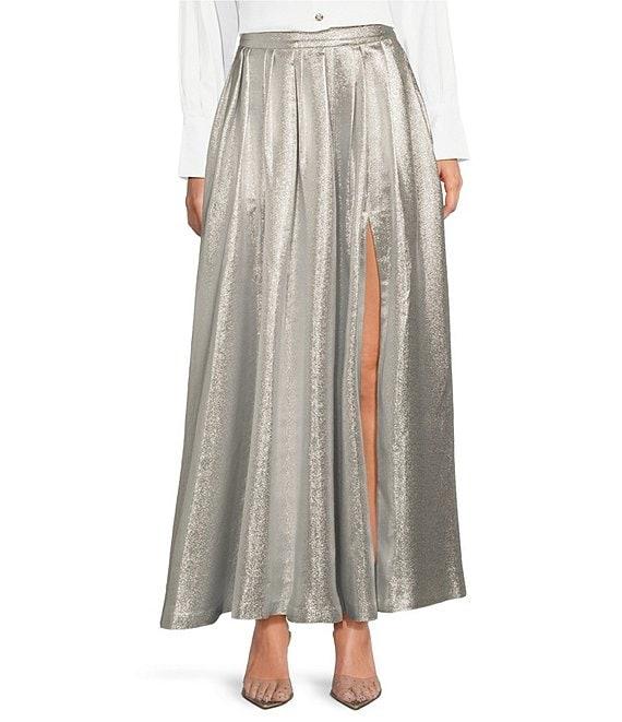 Muse by Marchesa Eden Metallic Full Long Skirt Product Image