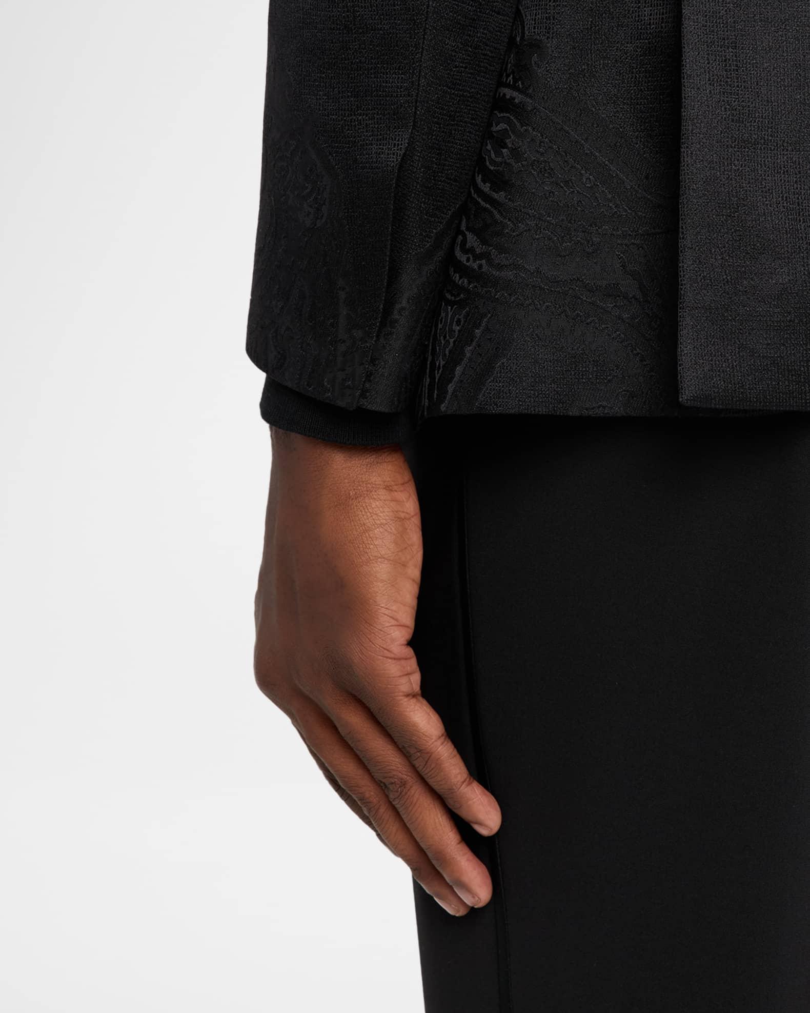 Men's Paisley Jacquard Single-Breasted Blazer Product Image