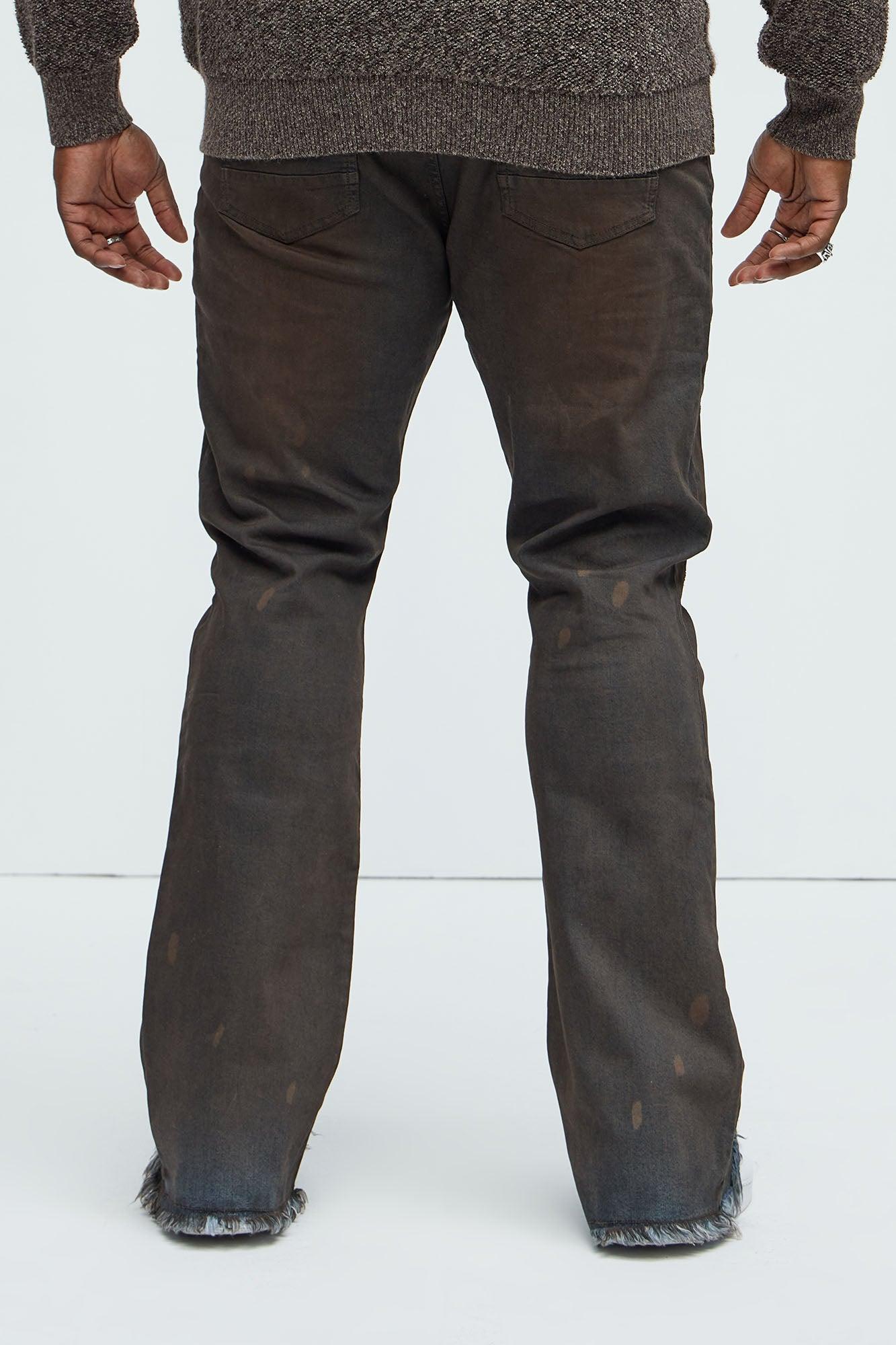 Roll With It Stacked Skinny Flare Jeans - Vintage Wash Product Image