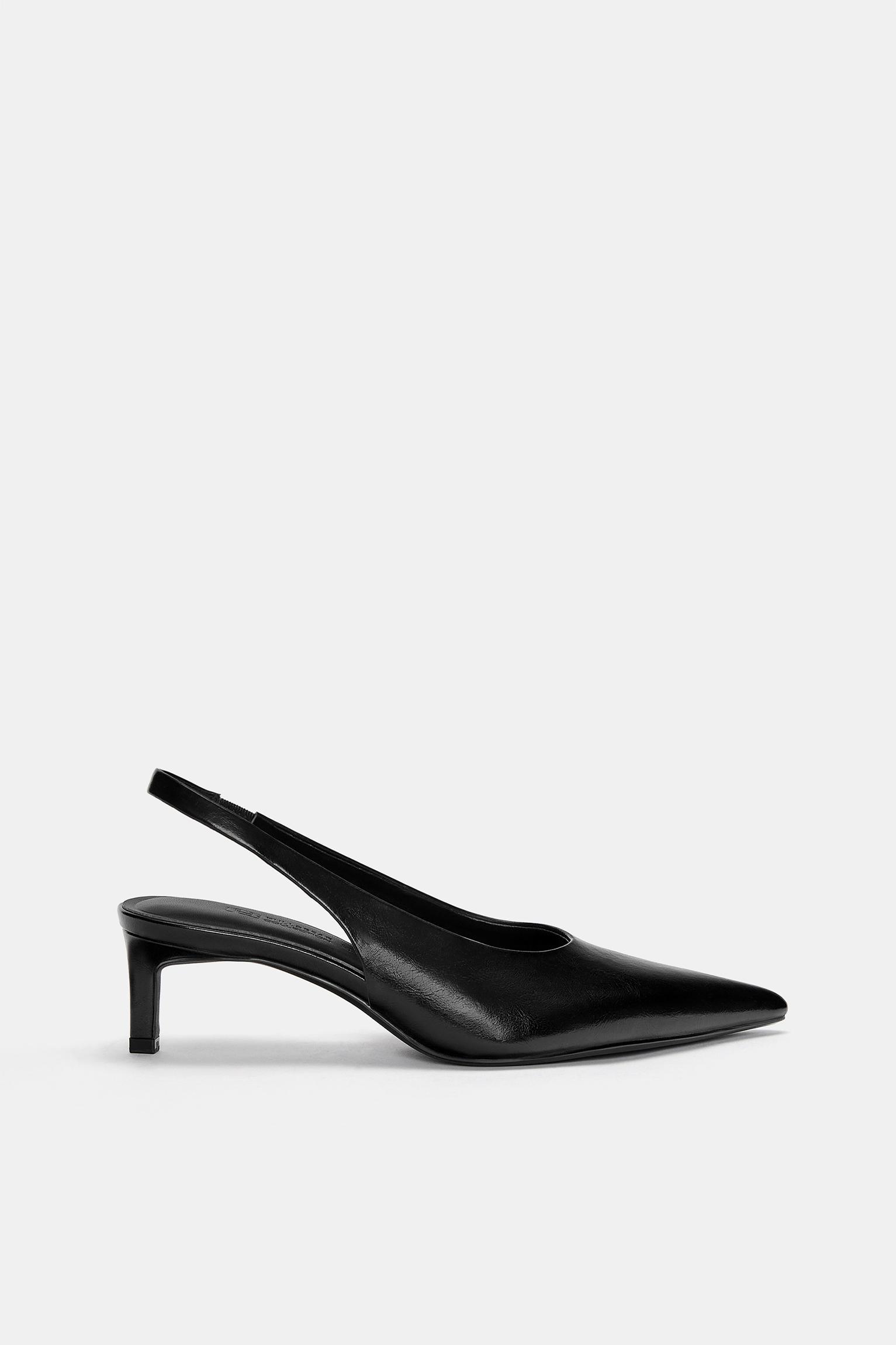 Heeled slingback shoes Product Image