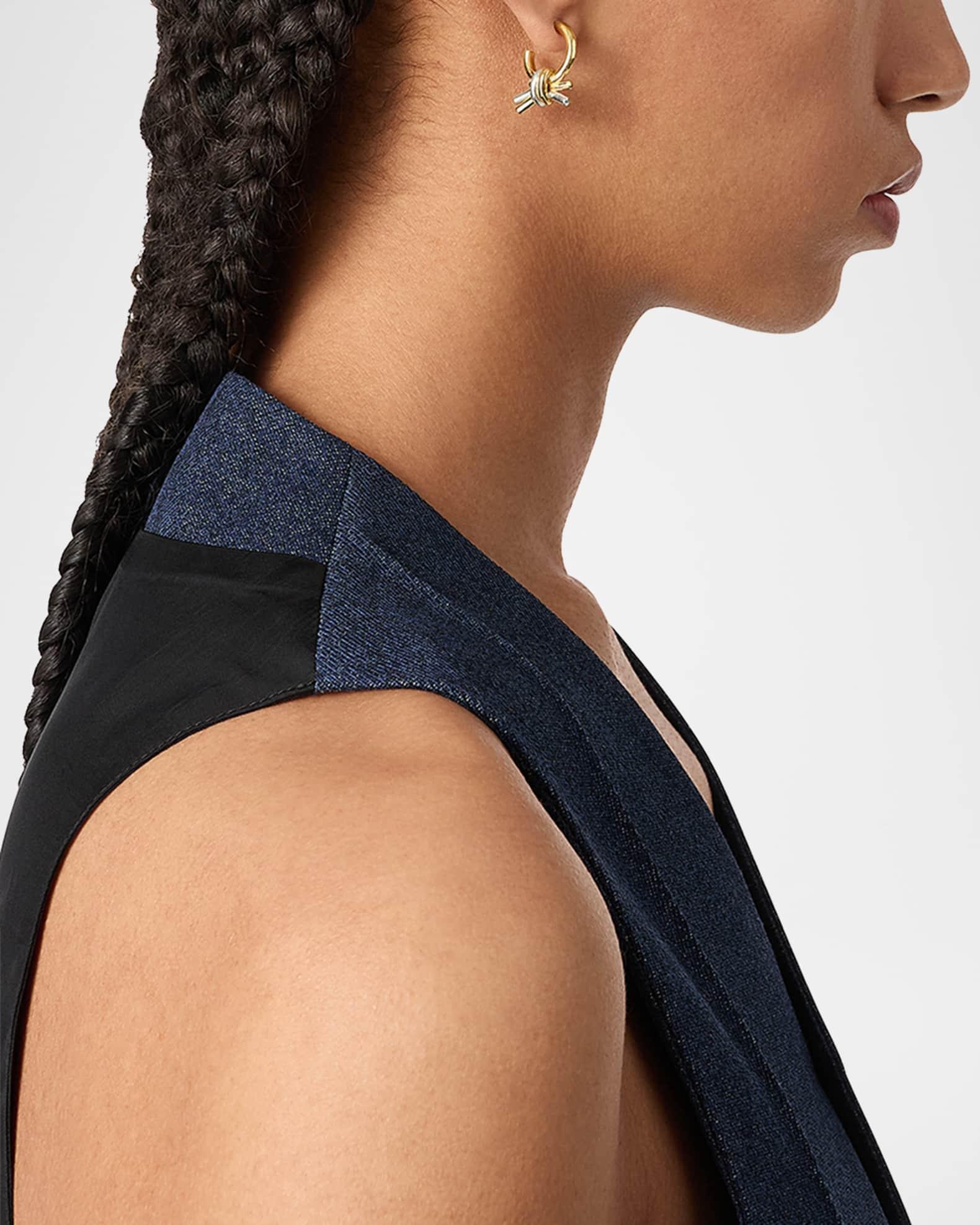 Two-Tone Knot Earrings Product Image