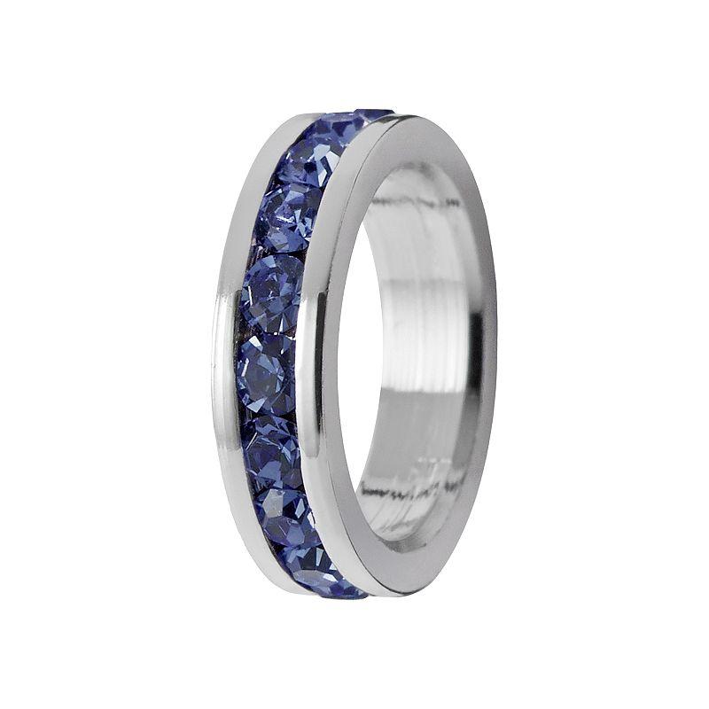 Traditions Jewelry Company Sterling Silver Crystal Birthstone Rondelle Charm, Women's, November Product Image