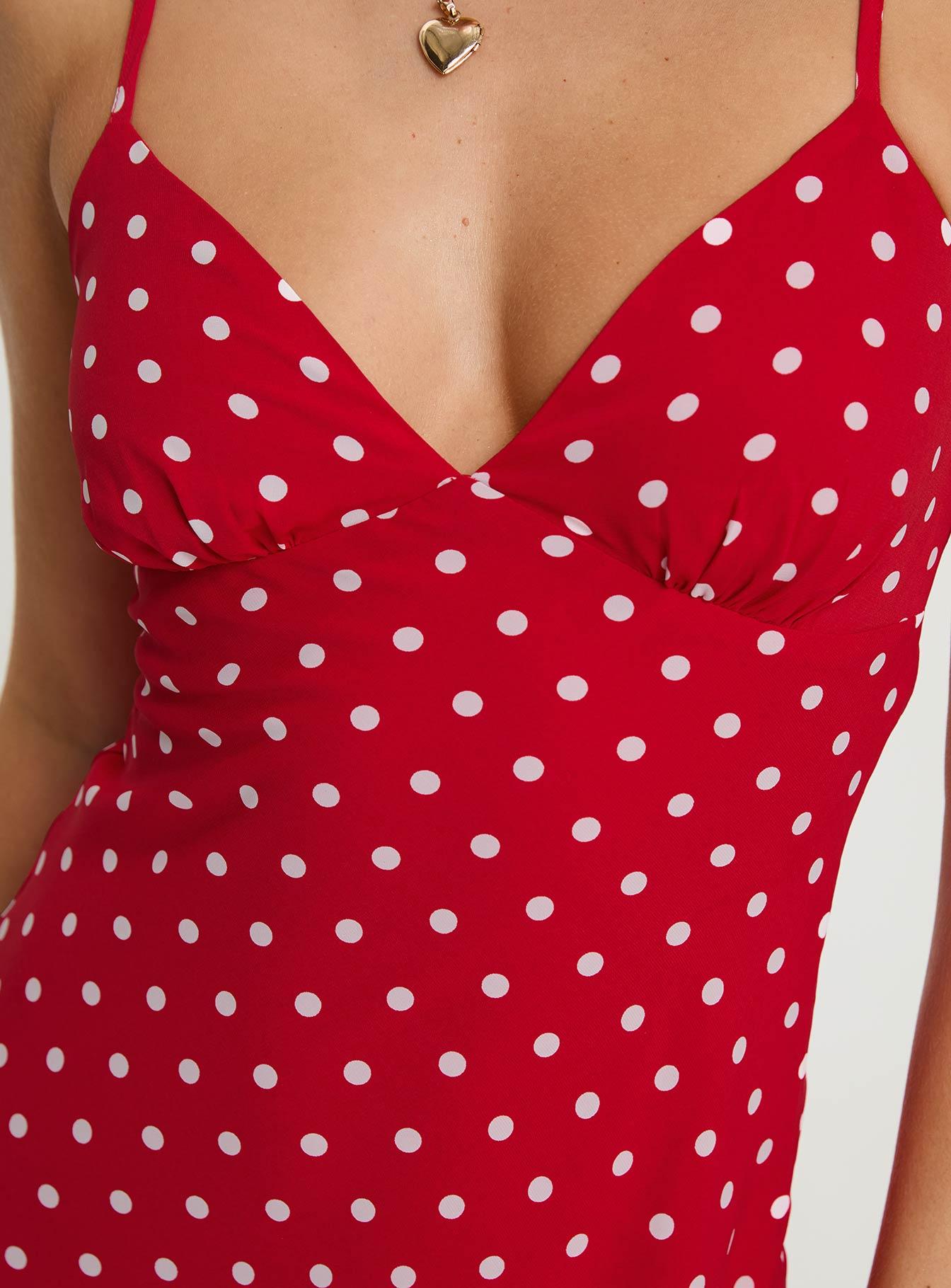 Chara Mini Dress Red Product Image