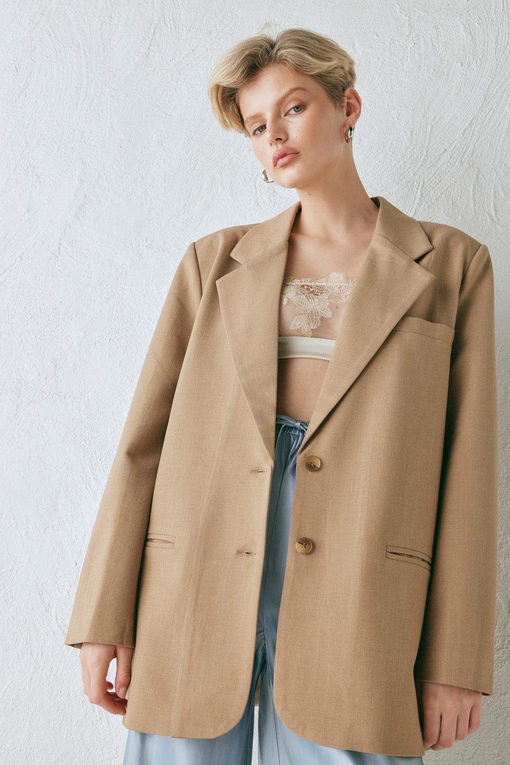 Sayna Blazer Latte Product Image