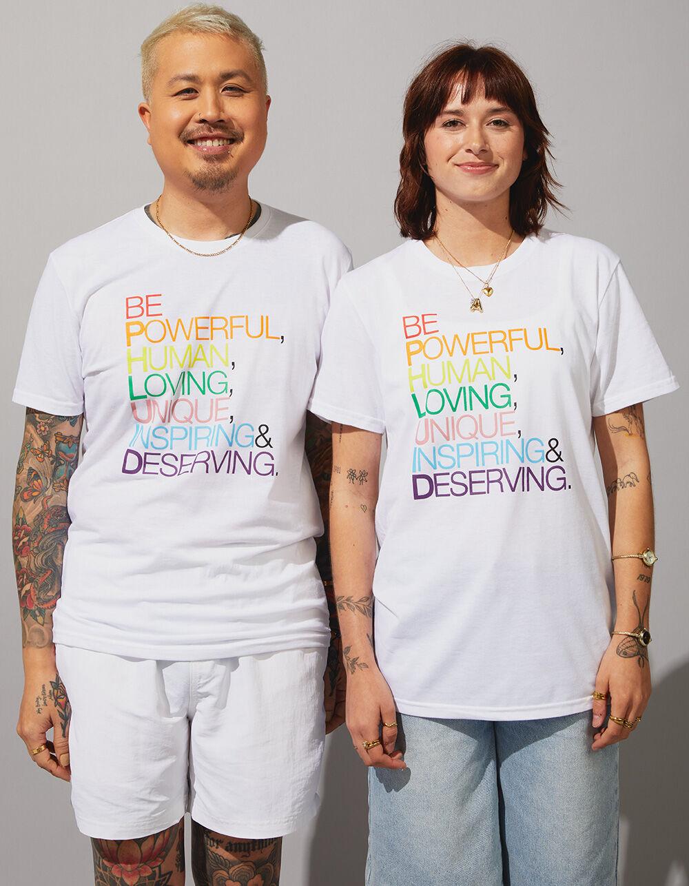 THE PHLUID PROJECT Be Phluid Pride Tee - WHITE Product Image