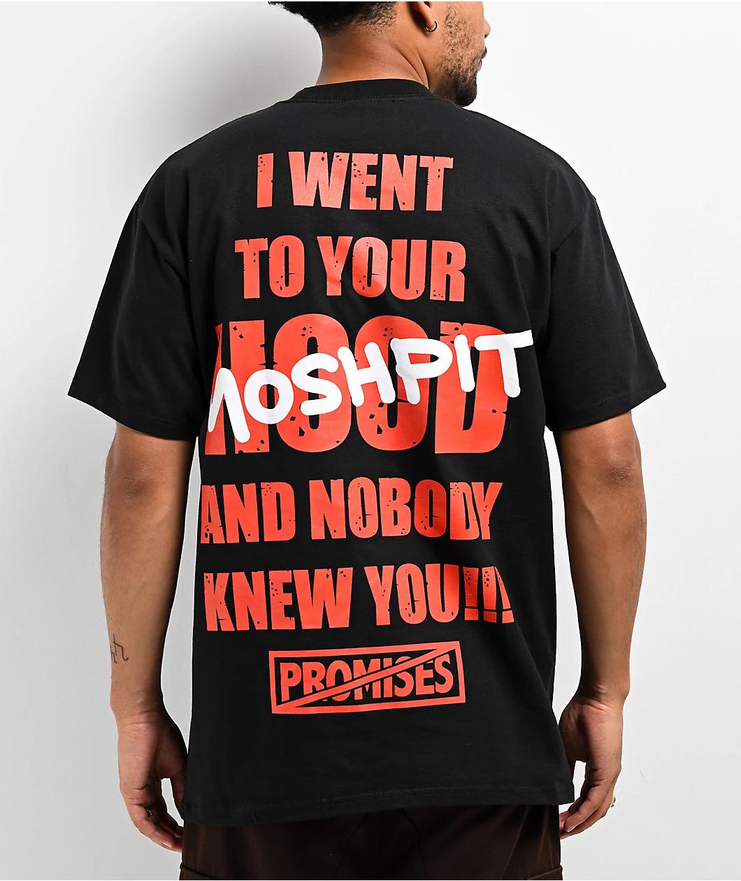 Broken Promises Mosh Pit Black T-Shirt Product Image