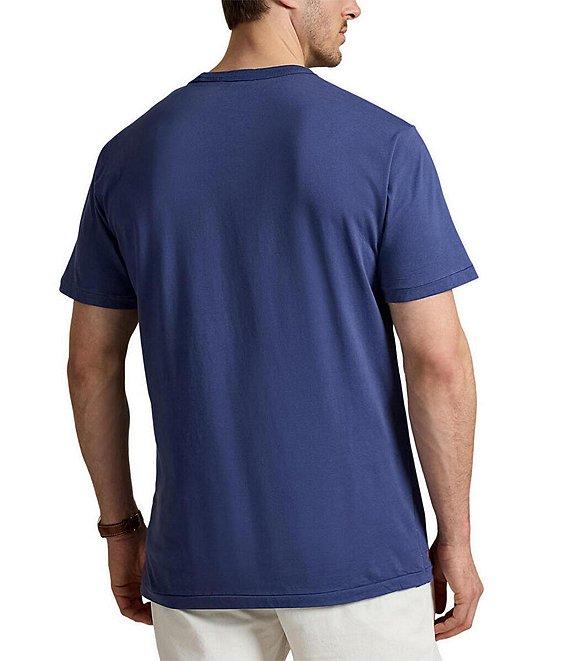 Polo Ralph Lauren Big & Tall Classic Fit Madras-Logo Jersey Short Sleeve T-Shirt Product Image