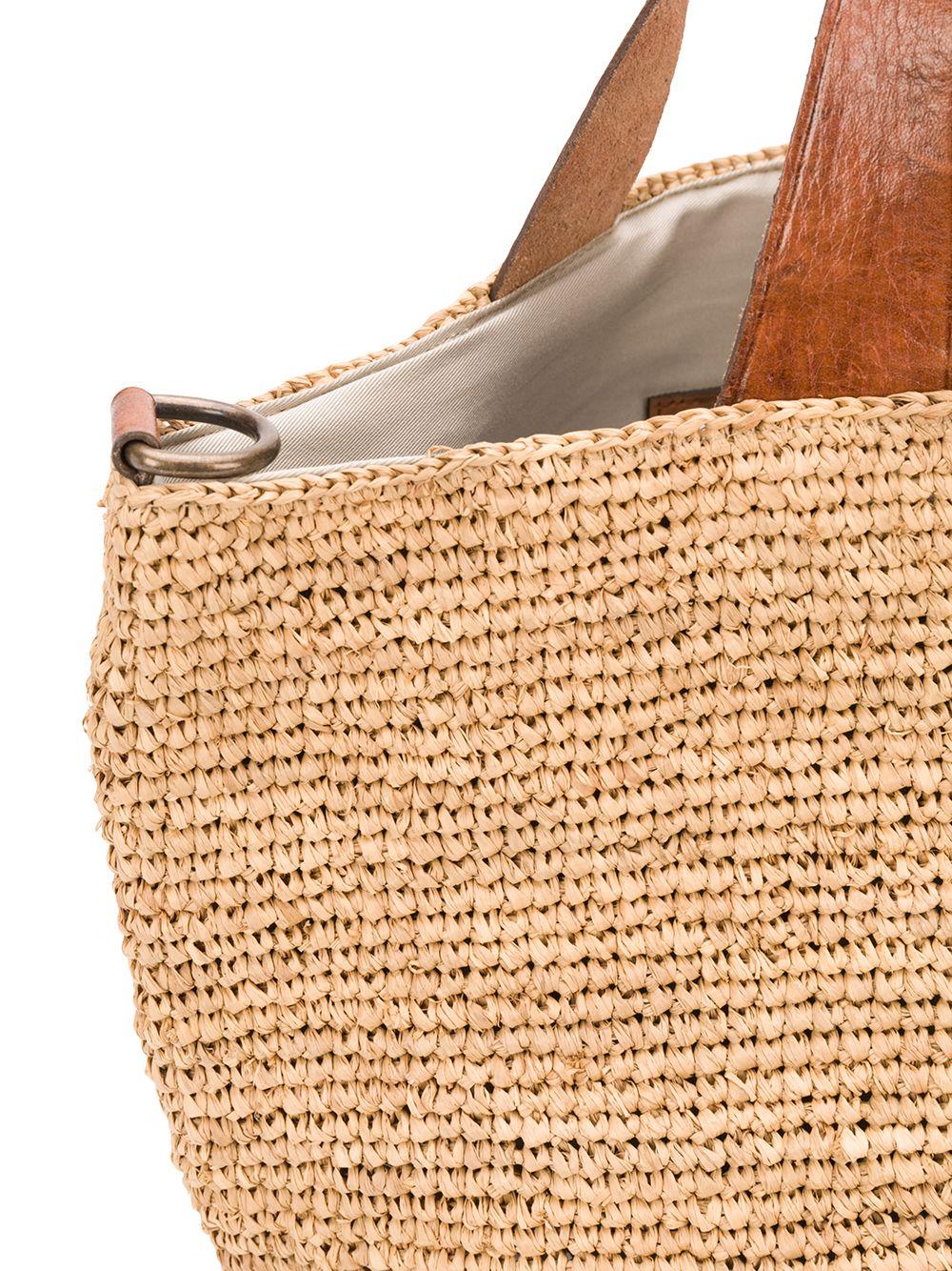 woven top-handle tote Product Image