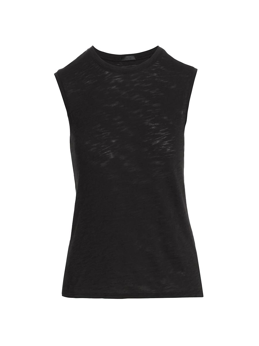 Womens Slub Cotton Jersey Tank Product Image