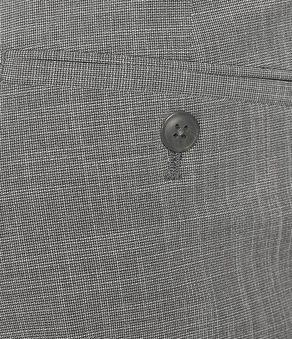 Roundtree & Yorke TravelSmart Flat Front Classic Fit Textured Dress Pants Product Image