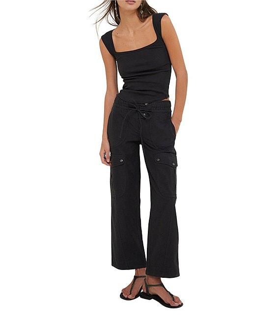 Free People Park Ave High Rise Cargo Pants Product Image