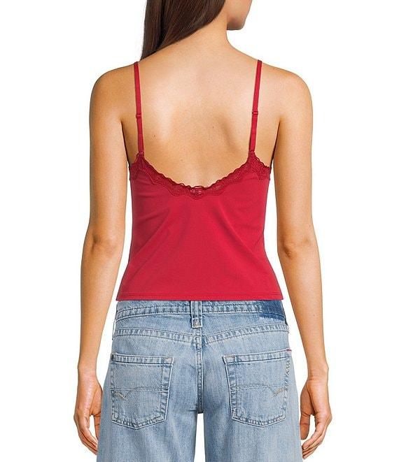BDG Urban Outfitters Adore Lace Trim Knit Tank Top Product Image
