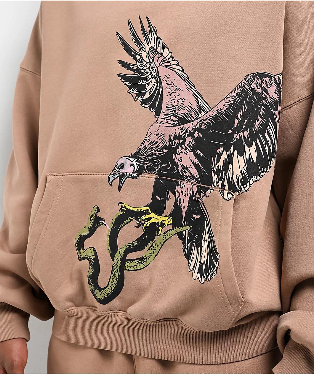 Ninth Hall Vulture Brown Hoodie Product Image